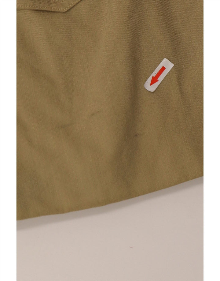 Marella Damska marynarka oversize zapinana na 5 guzików UK 10 Mała wełna khaki