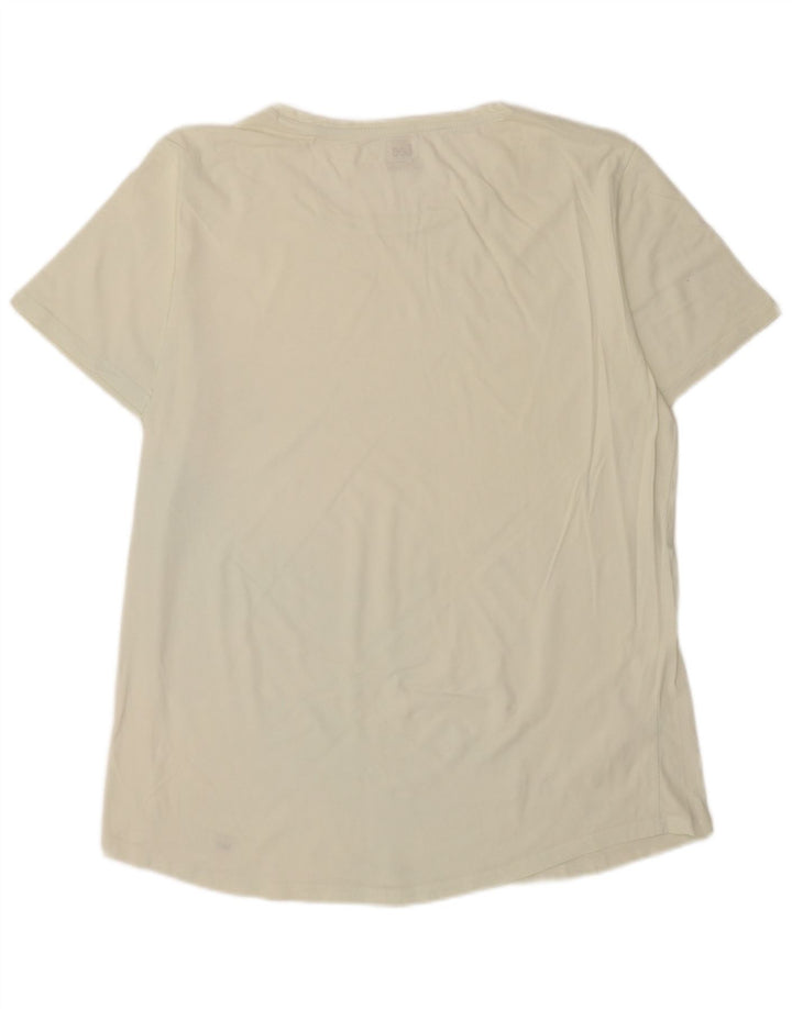 Męski T-shirt Lee o długim kroju i regularnym kroju, 2XL, biały