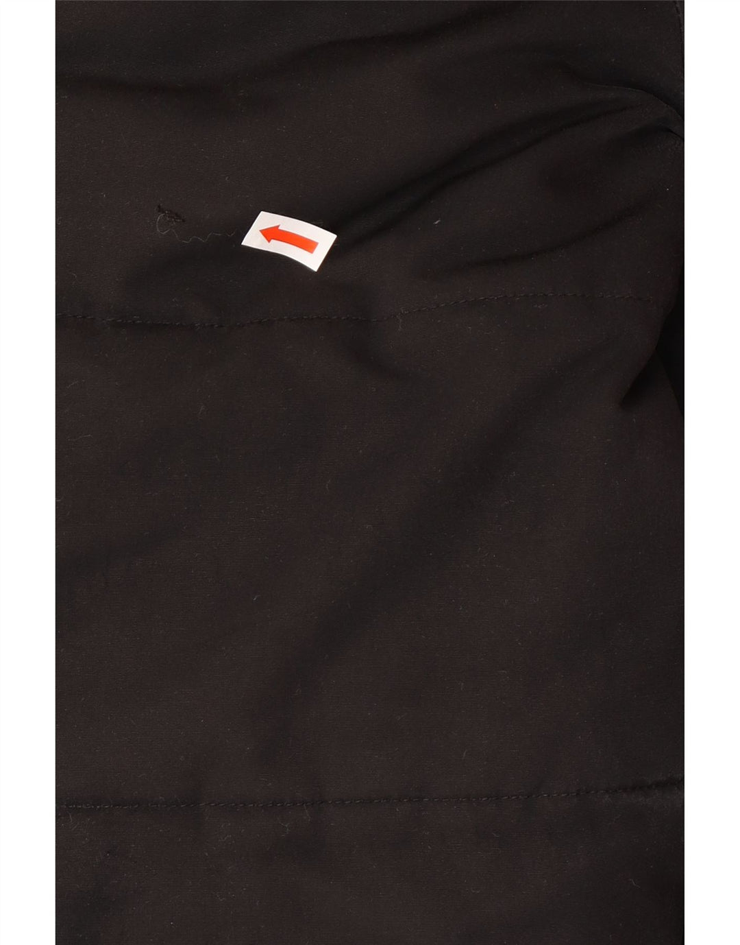 Damska kurtka z kapturem Superdry o luźnym kroju, wyściełana UK 10, mała, czarna, zimowa