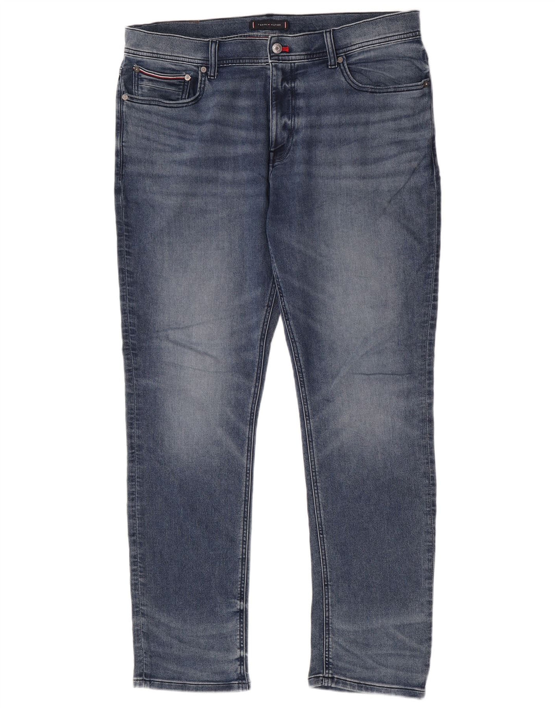 Męskie jeansy slim fit Tommy Hilfiger W36 L32 Niebieskie bawełniane