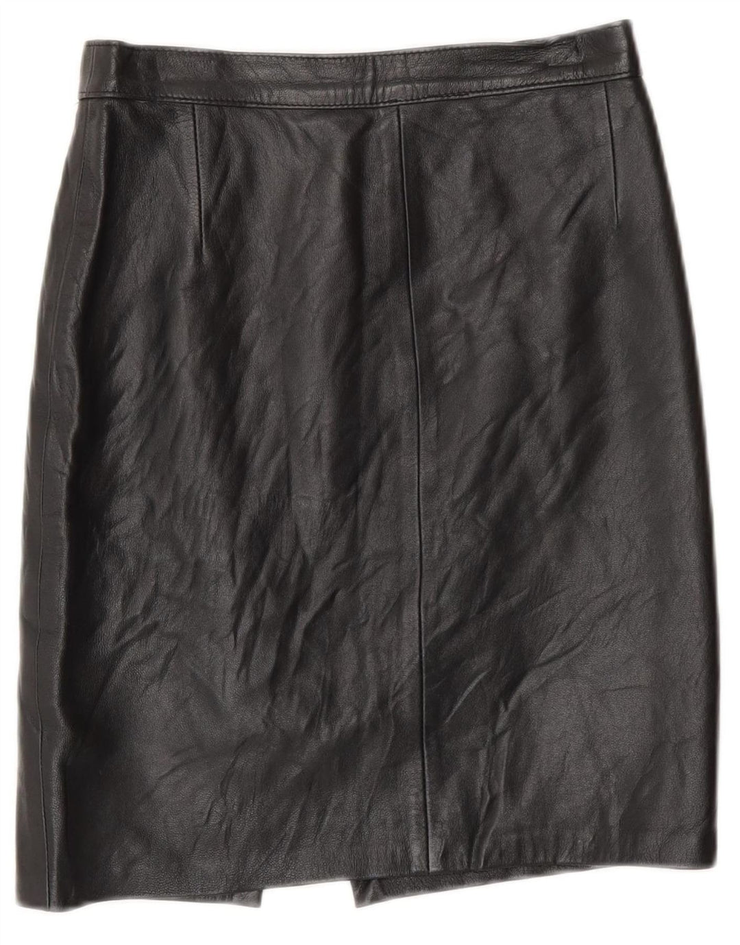 Vintage damska skórzana spódnica IT 42 Medium W26 czarna