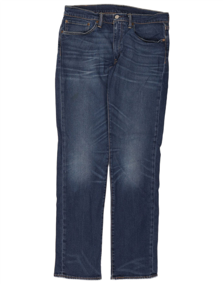 Męskie jeansy Levi's 511 Slim W34 L34 Niebieska bawełna