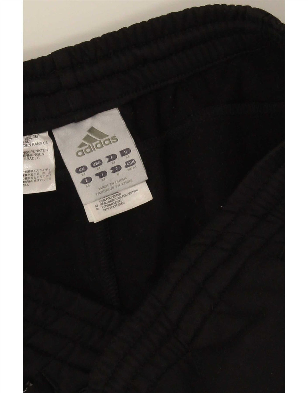 Męskie spodnie dresowe Adidas, średnie czarne