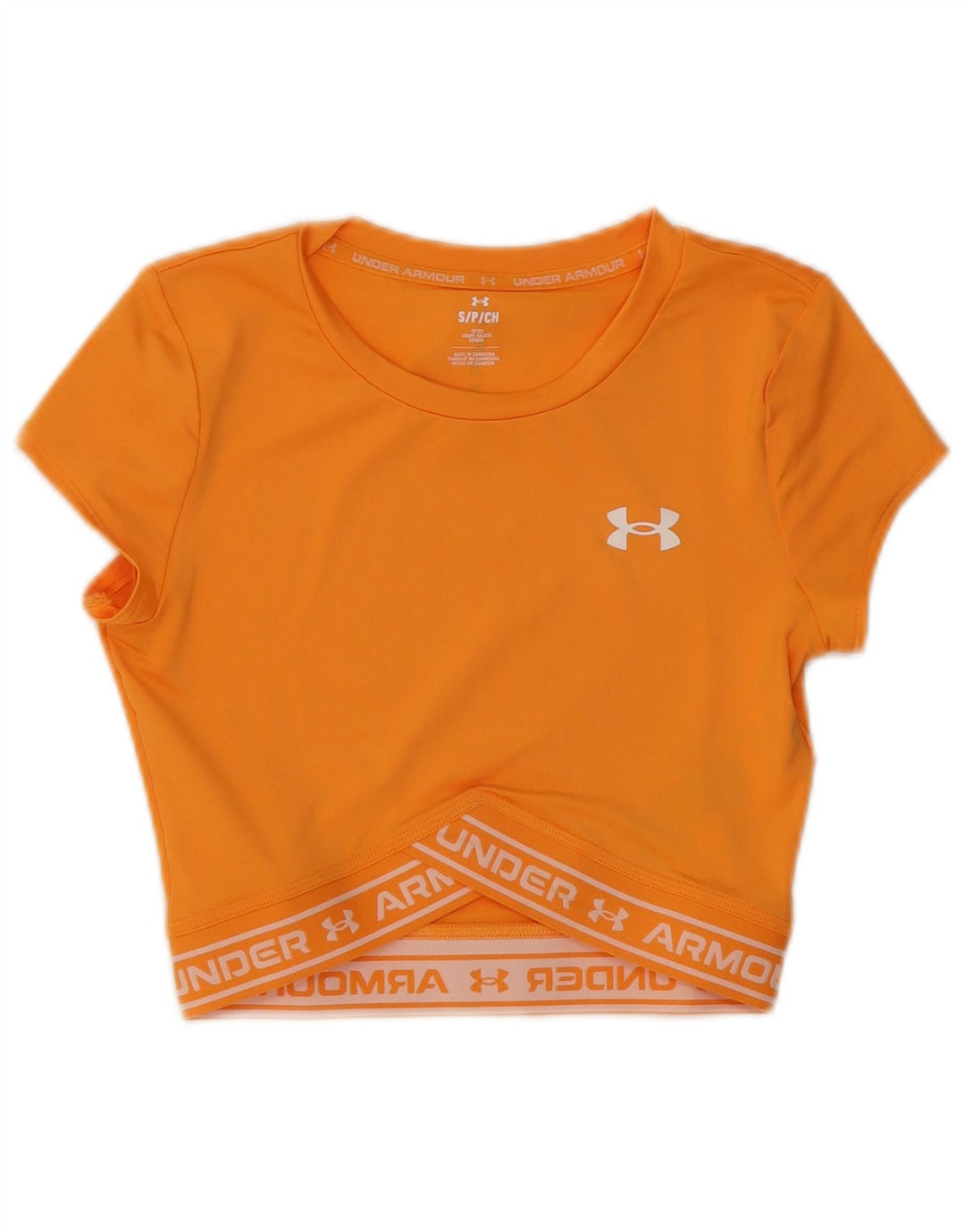 Damski zestaw 2-częściowy Under Armour Fitted Graphic UK 10 Small Orange