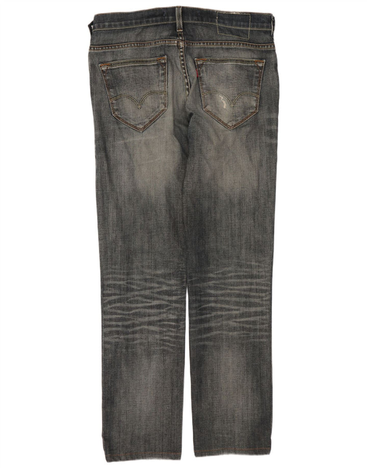 Męskie jeansy LEVI'S 519 Slim W32 L30 Niebieska bawełna