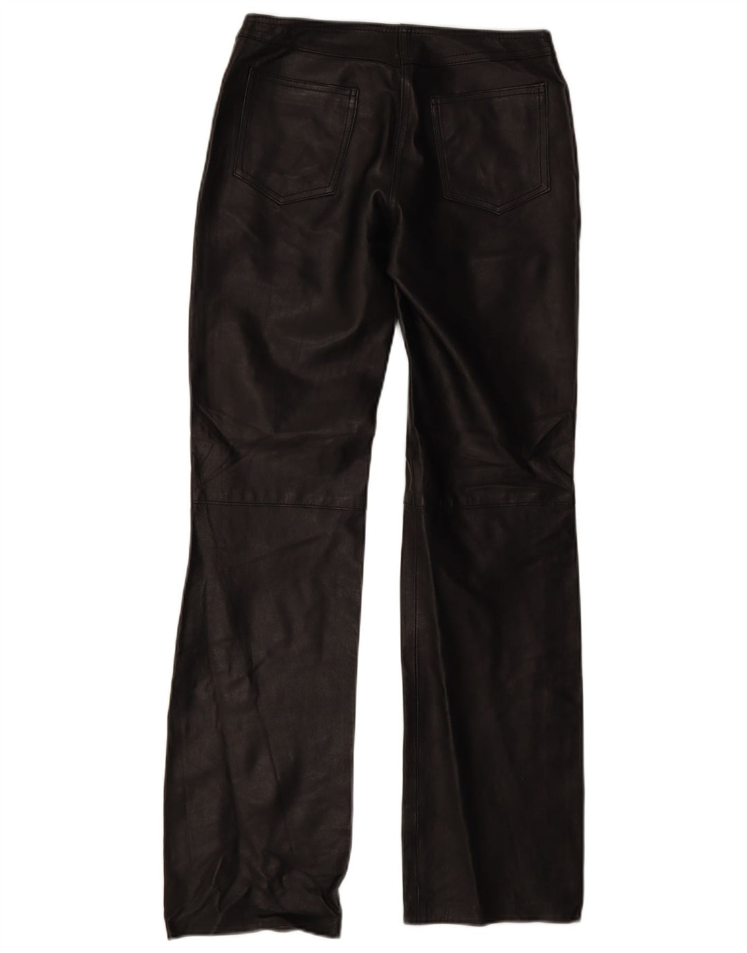 Damskie spodnie skórzane Bootcut XETRA IT 42 Medium W28 L32 Czarne