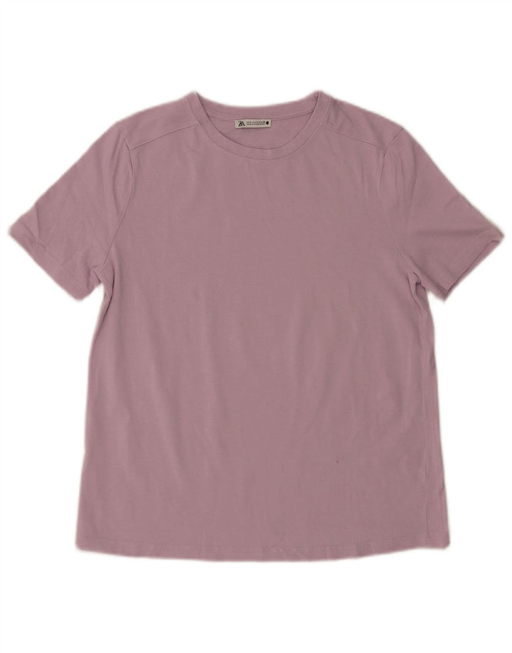 T-shirt damski Zara Top UK 10, mały fiolet
