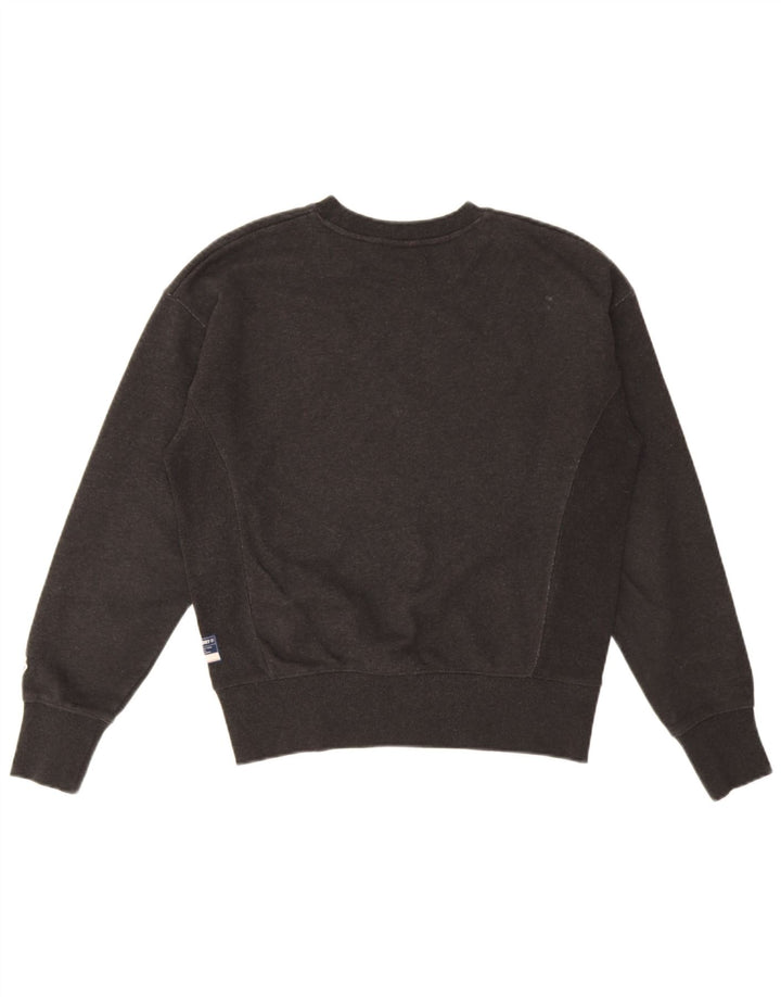Damski sweter oversize Superdry UK 10, mały, czarny, bawełniany