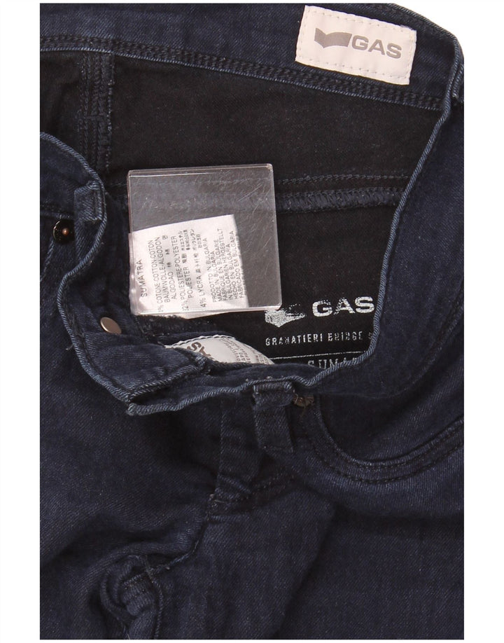 Damskie jeansy GAS Sumatra Slim W25 L32 Granatowe, bawełniane