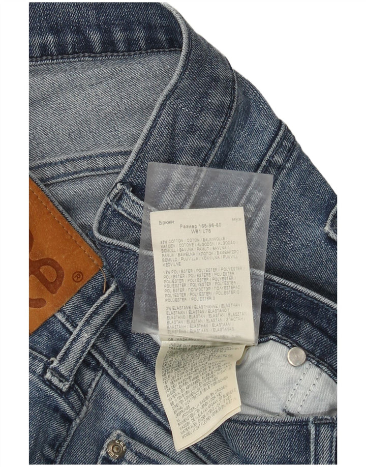 Lee Męskie Luke Slim Jeans W32 L30 Niebieskie bawełniane