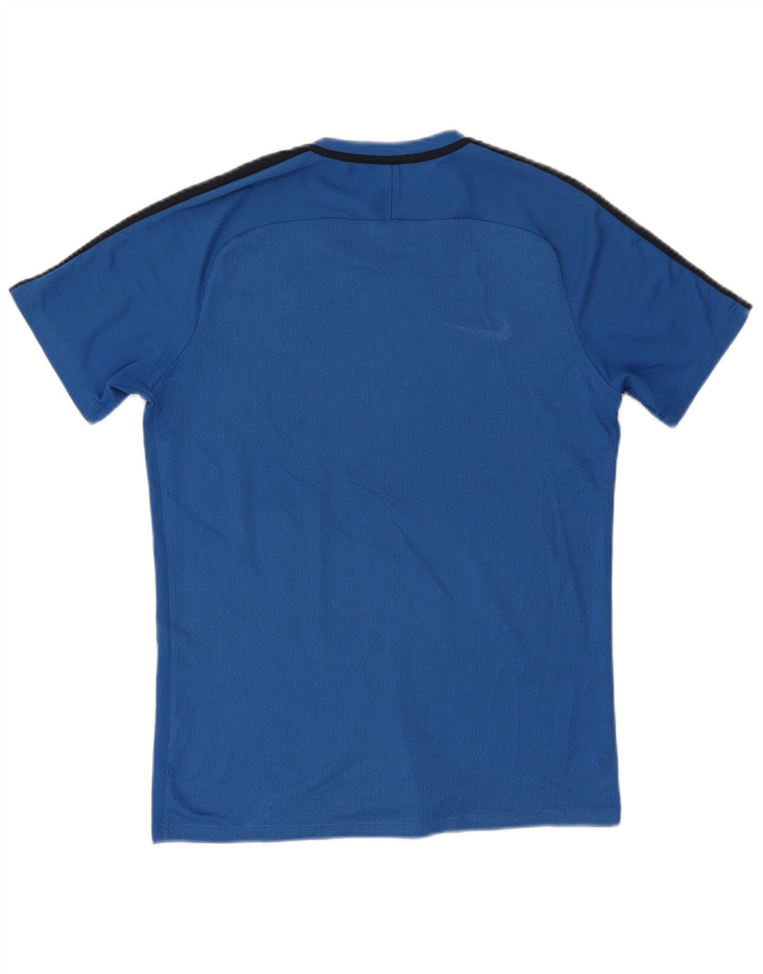 Męski T-shirt Nike Dri Fit Top, średni niebieski, poliester z blokami kolorów
