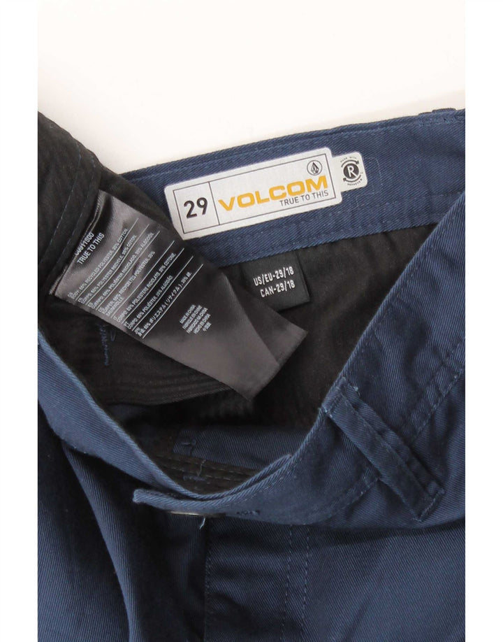 Męskie spodenki chino Volcom W29 mały granatowy poliester