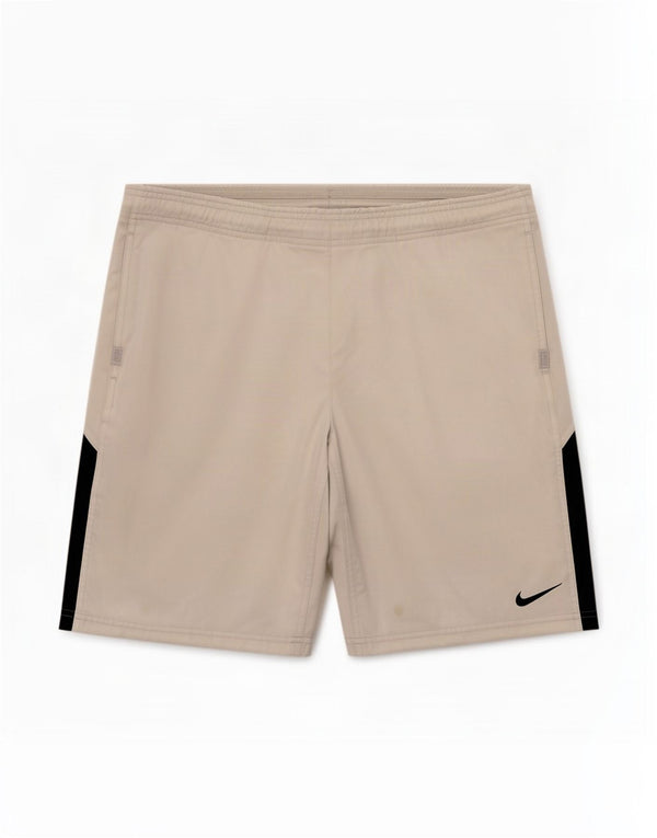Męskie spodenki sportowe Nike Dri Fit, mały, biały, poliestrowy blok kolorów