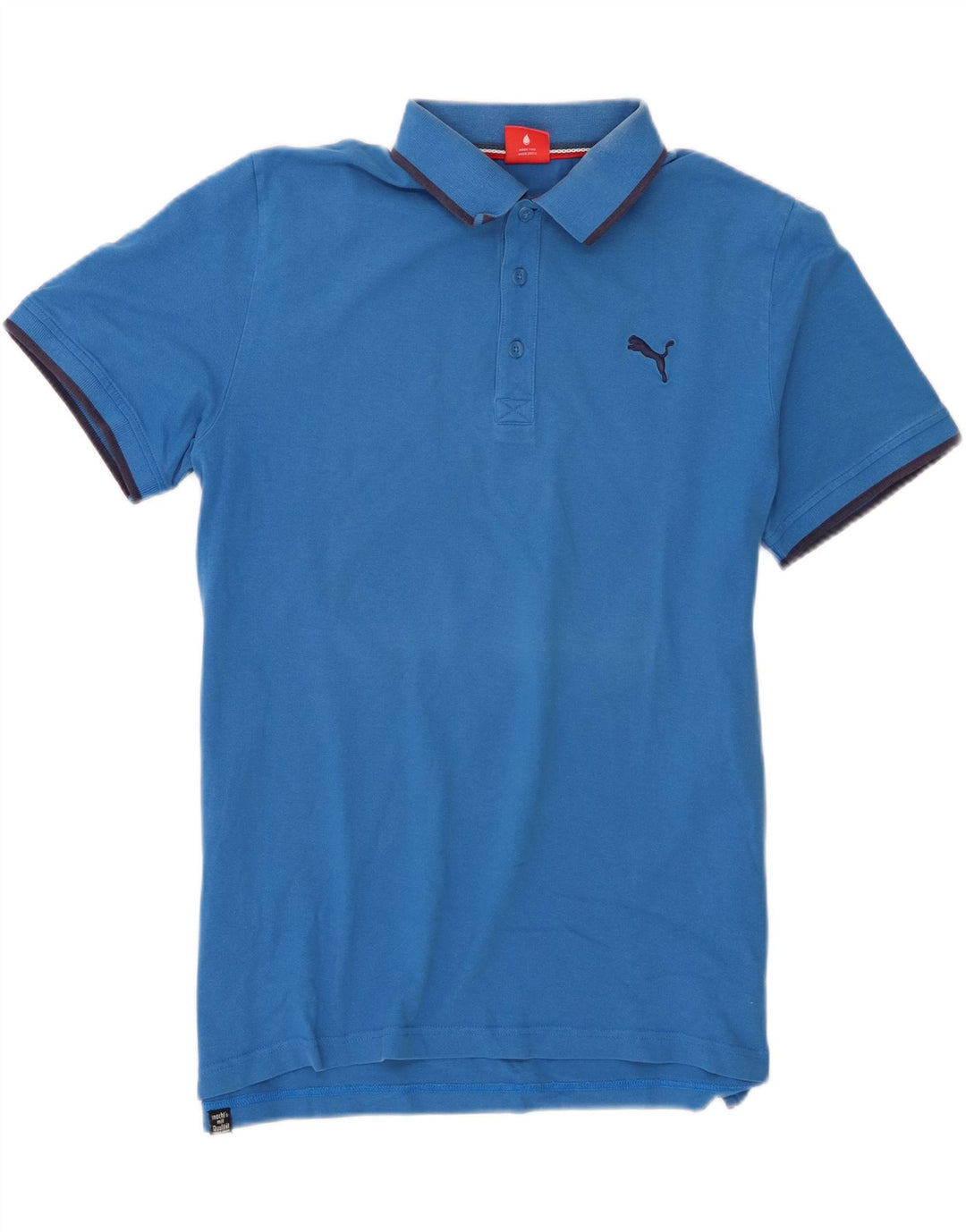 Męska koszulka polo Puma, duża, niebieska, bawełniana