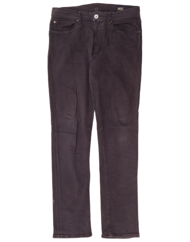 Męskie jeansy slim fit RIFLE W34 L34 Szara bawełna