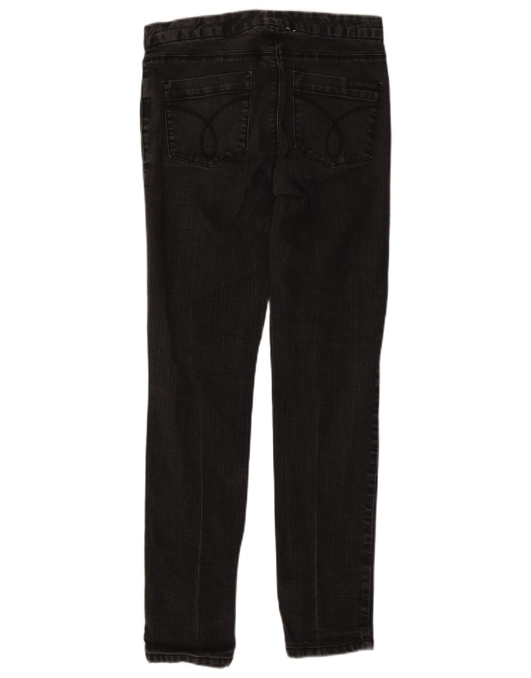 CALVIN KLEIN Damskie jeansy slim US 10 Large W32 L30 Szara bawełna