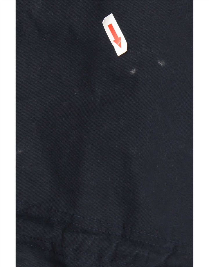 Marks & Spencer Męska kurtka parka oversize z kapturem UK 8, mała, granatowa