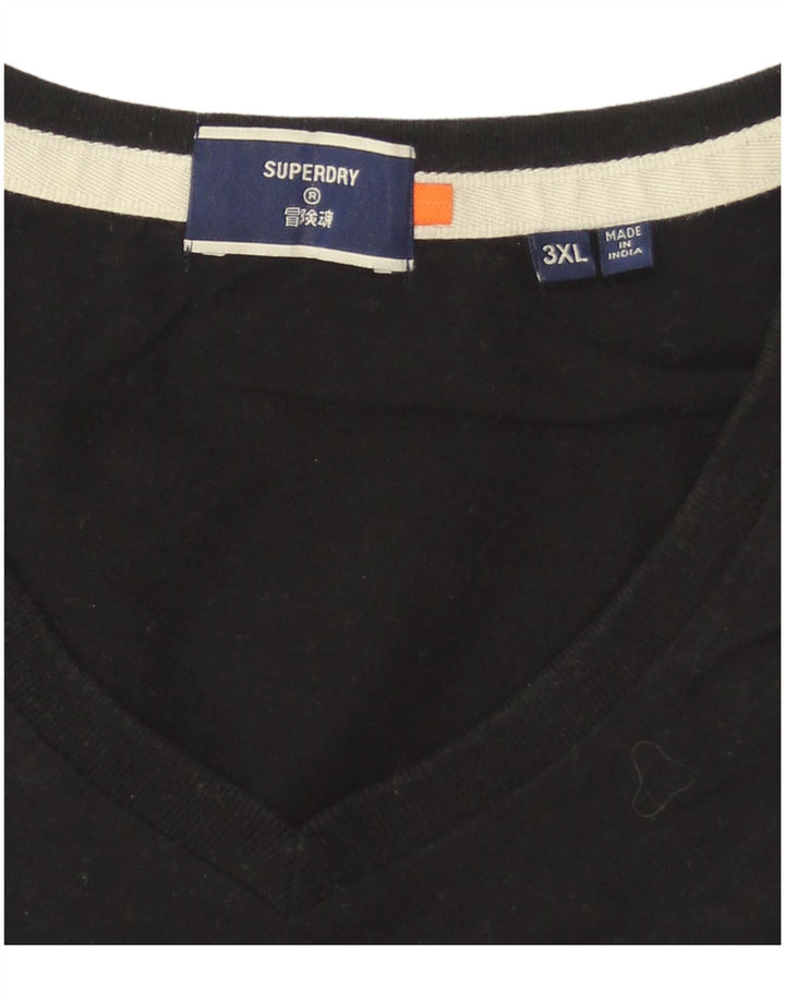 T-shirt męski Superdry 3XL czarny