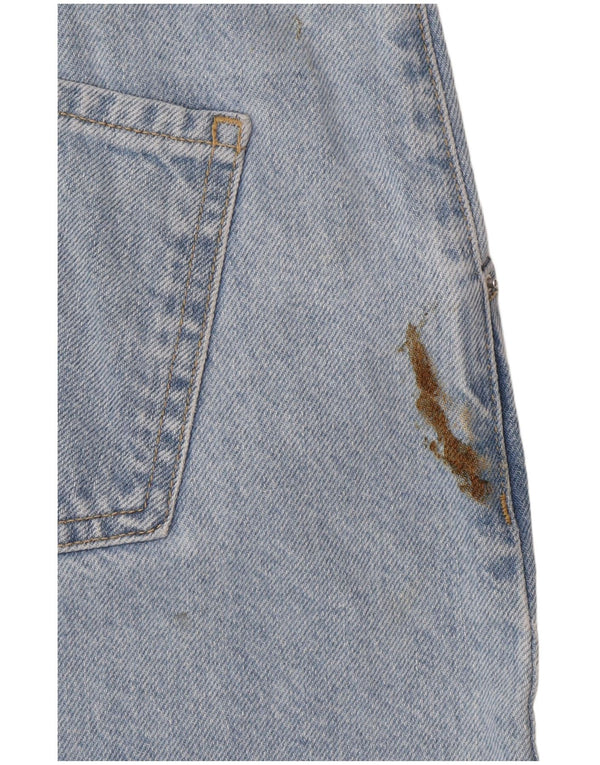 Damskie jeansy Zara Balon z wysokim stanem EU 36 XS W26 L27 Niebieskie bawełniane