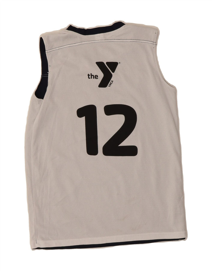 NBA Boys The Ymca Nuggets Graphic Vest Top 10-11 Years Navy Blue Vintage NBA and Second-Hand NBA from Messina Hembry 