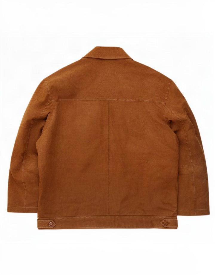 Zamszowa kurtka męska Montes UK 42 XL brązowa