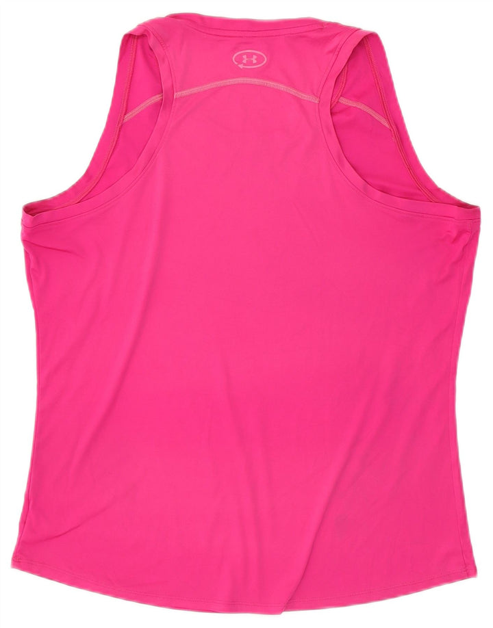Damska kamizelka Under Armour Heat Gear Top UK 18 XL, różowy poliester