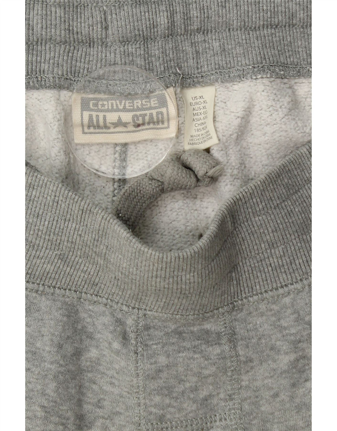 Męskie spodnie dresowe Converse Joggers XL, szara bawełna