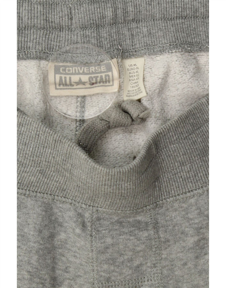Męskie spodnie dresowe Converse Joggers XL, szara bawełna