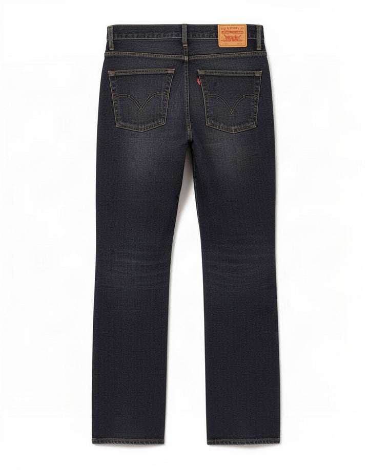 Męskie dżinsy Levi's 507 Bootcut W34 L34 Niebieska bawełna