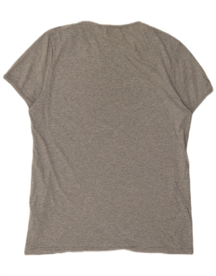 T-shirt męski Jack Wills, średnioszary, bawełniany w cętki