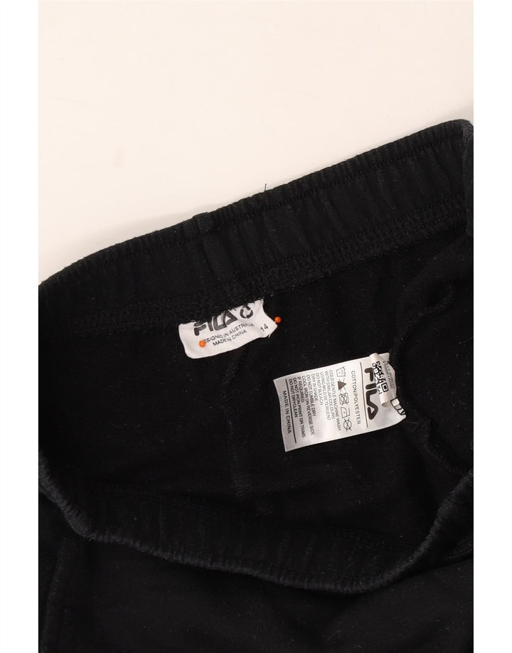 Dziewczęce spodnie dresowe FILA Graphic Cargo Joggers 13-14 lat czarne