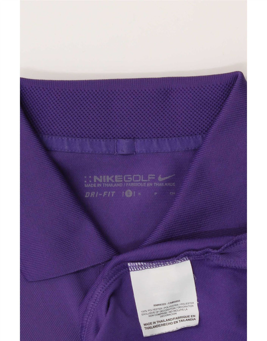 Męska koszulka polo Nike Dri Fit, mała, fioletowa, poliestrowa
