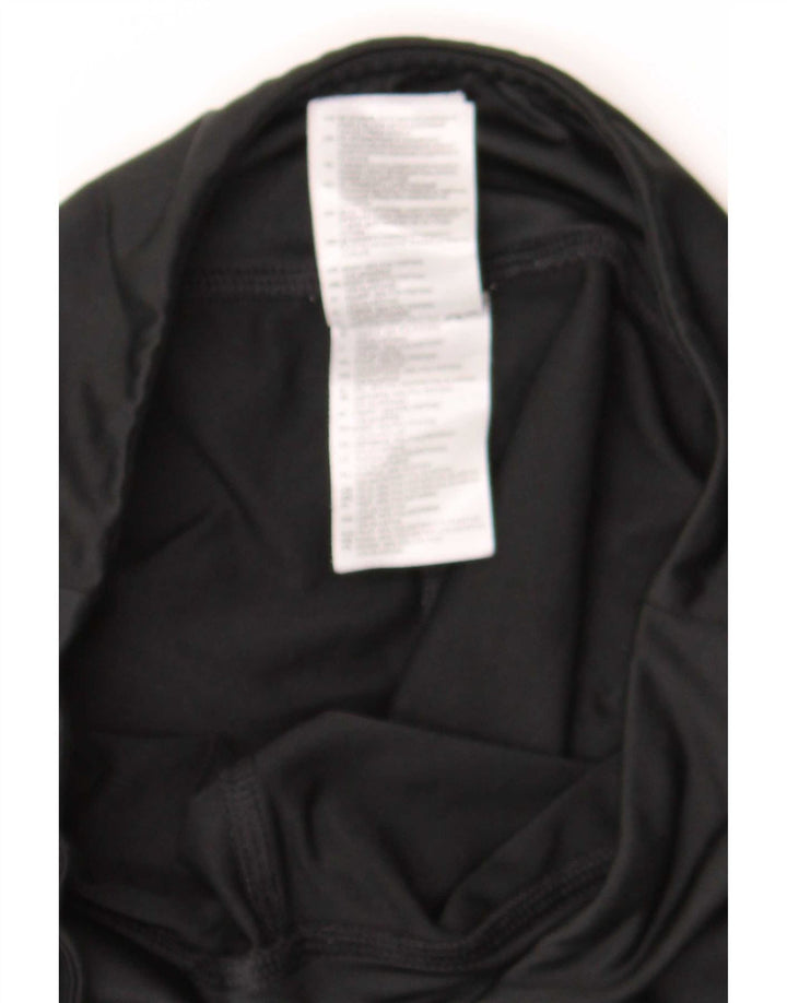 Damskie legginsy Adidas Capri UK 8/10, małe, czarne, poliestrowe
