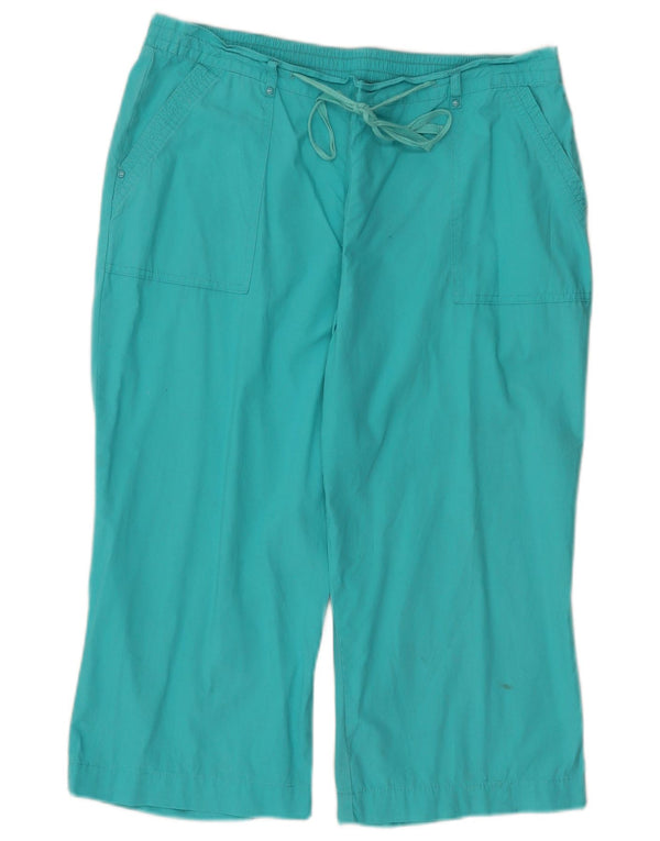 Marks & Spencer Bermudy Damskie UK 16 Duże W36 L18 Turkusowe