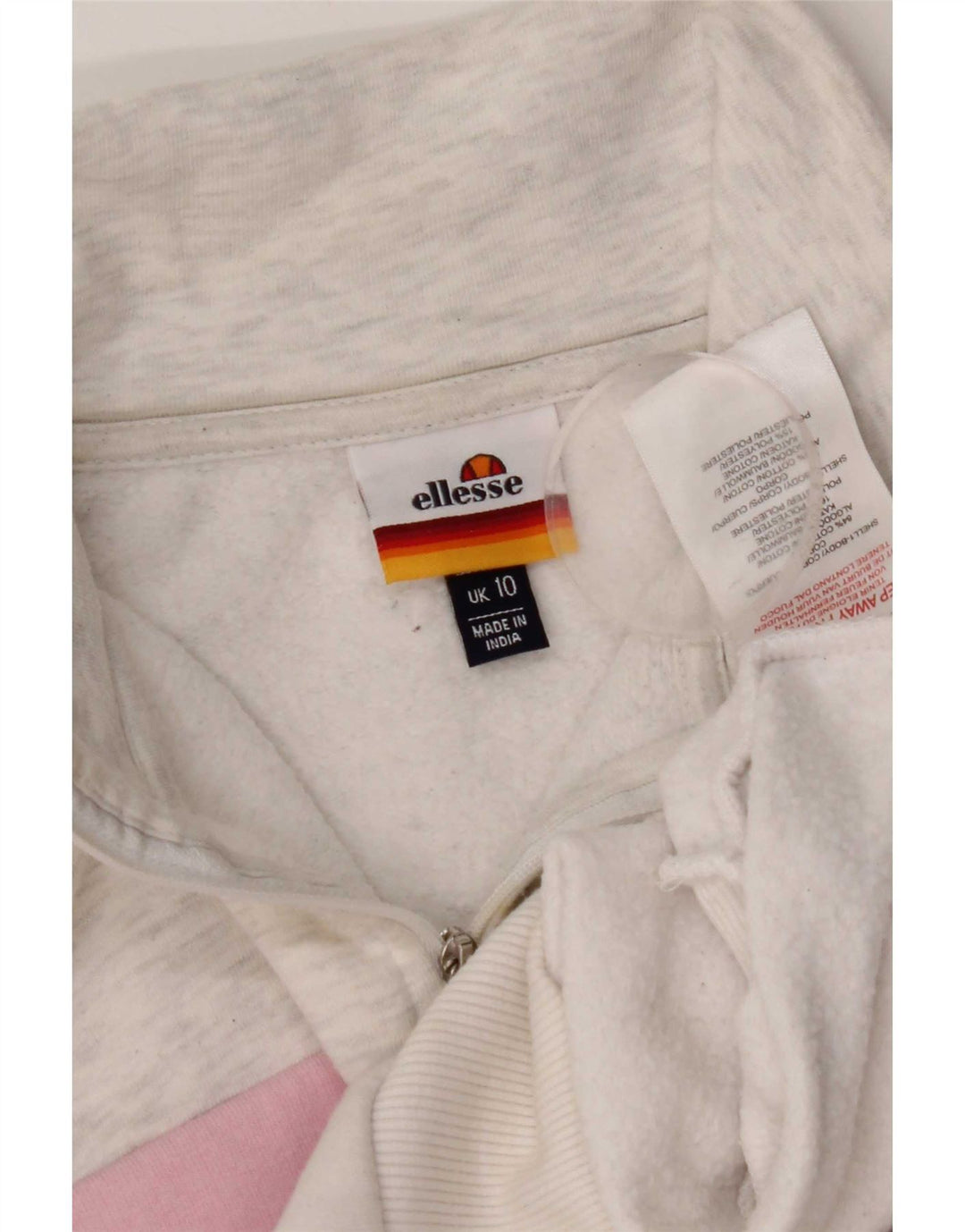 Damska bluza oversize Ellesse Crop Jumper UK 10 Small Grey