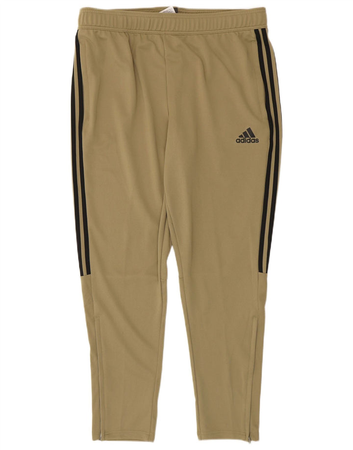 Męskie spodnie dresowe Adidas Aeroready XL Khaki Poliester