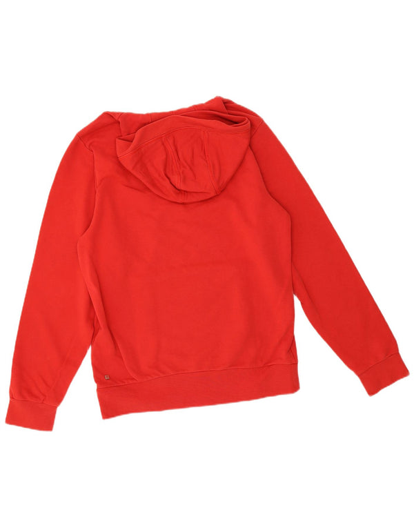 Chłopięcy sweter z kapturem Puma z grafiką 13-14 lat, czerwony, bawełniany