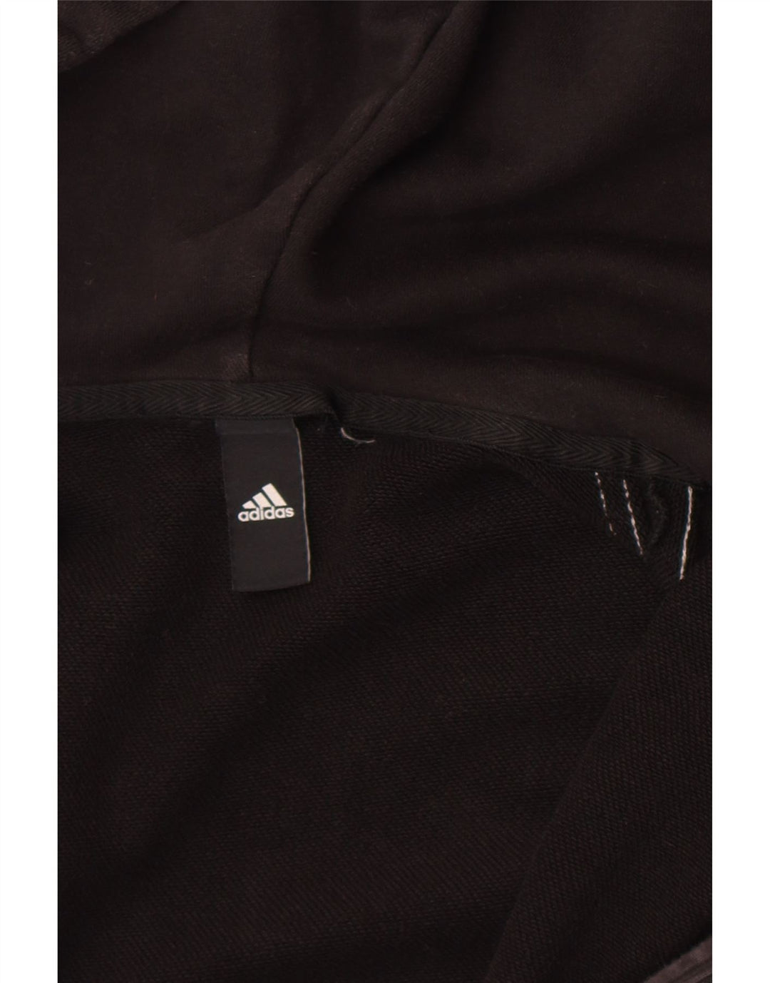 Adidas Męski sweter z kapturem i zamkiem błyskawicznym, mały, czarny