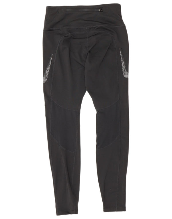 Damskie legginsy Nike Dri Fit UK 8, mały, czarny, poliestrowy blok kolorów