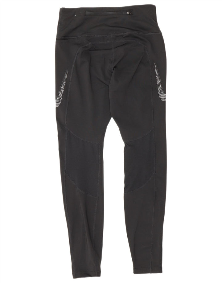 Damskie legginsy Nike Dri Fit UK 8, mały, czarny, poliestrowy blok kolorów