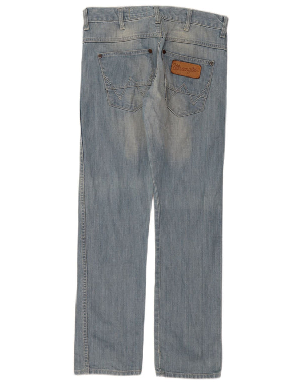 Damskie proste dżinsy Wrangler W31 L32 Niebieskie bawełniane