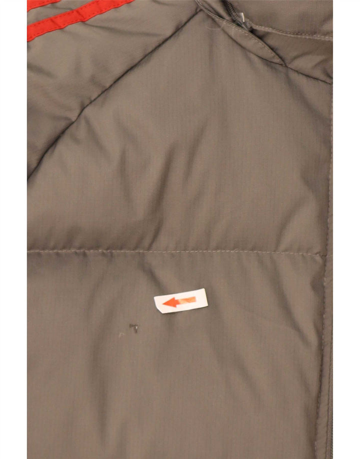 Męska wyściełana kurtka z kapturem Adidas UK 36 Small Grey