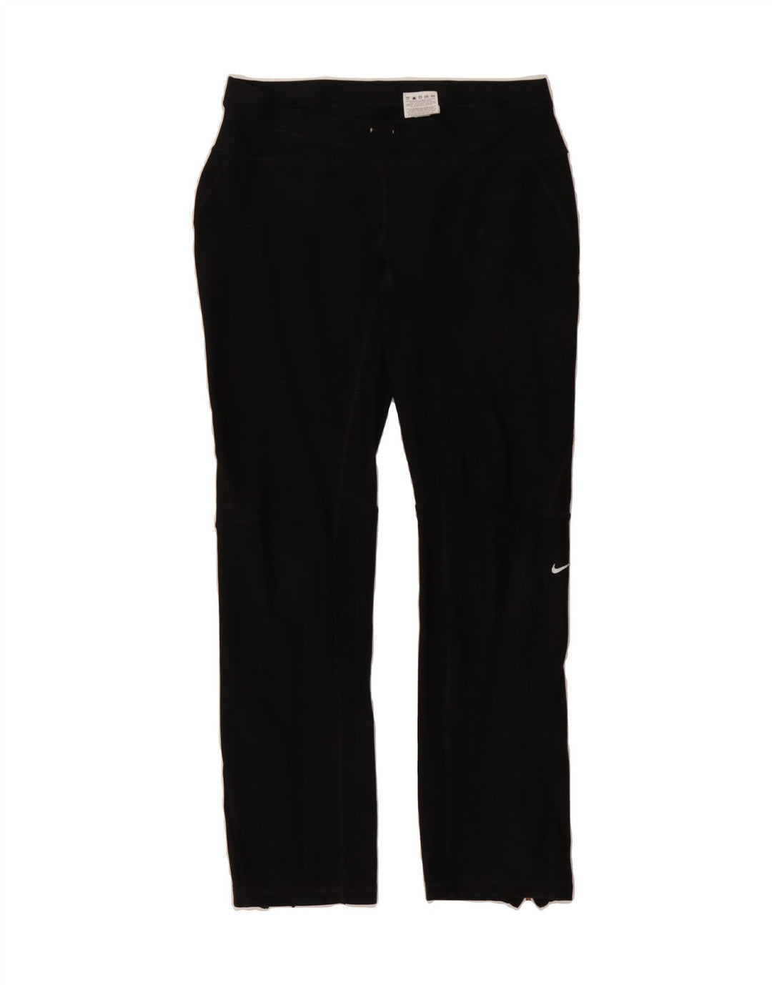 NIKE Womens Dri Fit Tracksuit Trousers UK 14 Medium  Black Polyester Vintage Nike and Second-Hand Nike from Messina Hembry 