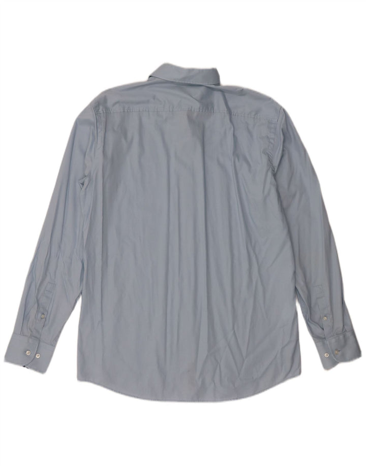 Męska koszula slim fit Hugo Boss, duża, niebieska, bawełniana