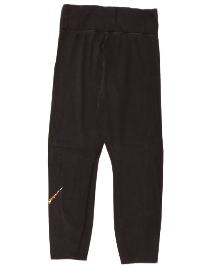 Damskie legginsy Nike Graphic Crop UK 8, małe czarne