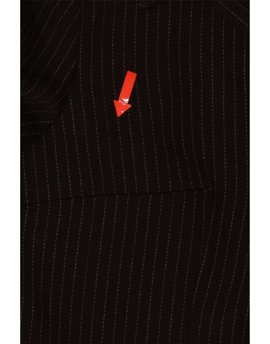 Damska marynarka I Gabbiani zapinana na 4 guziki IT 44 w średnie brązowe prążki