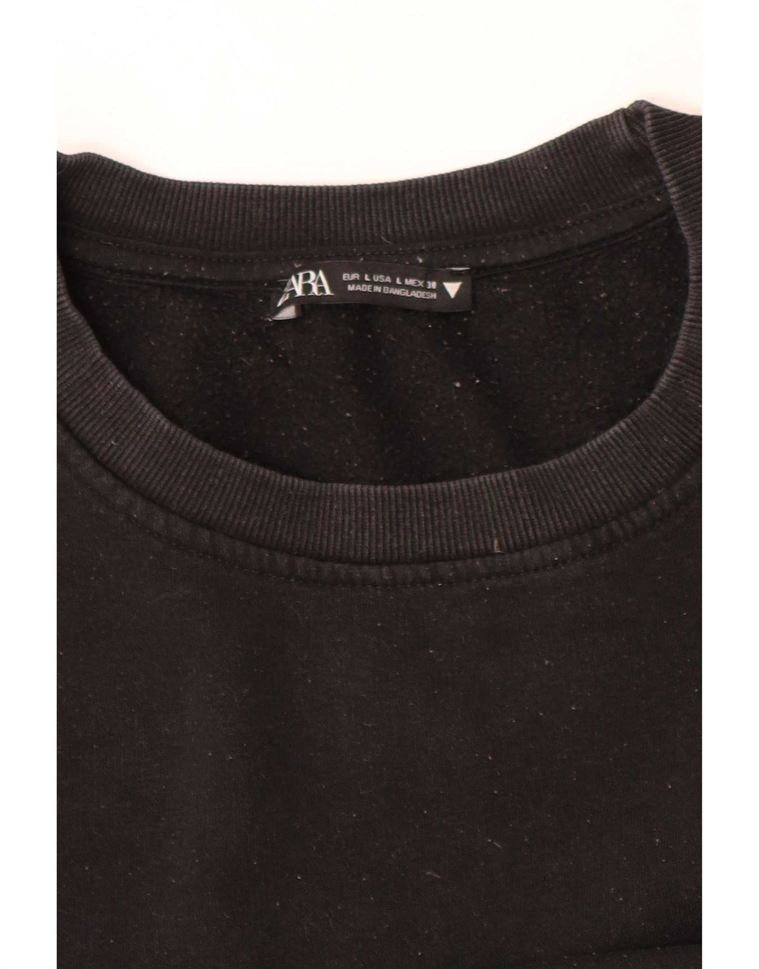 Damska bluza oversize Zara Crop UK 14, duża czarna