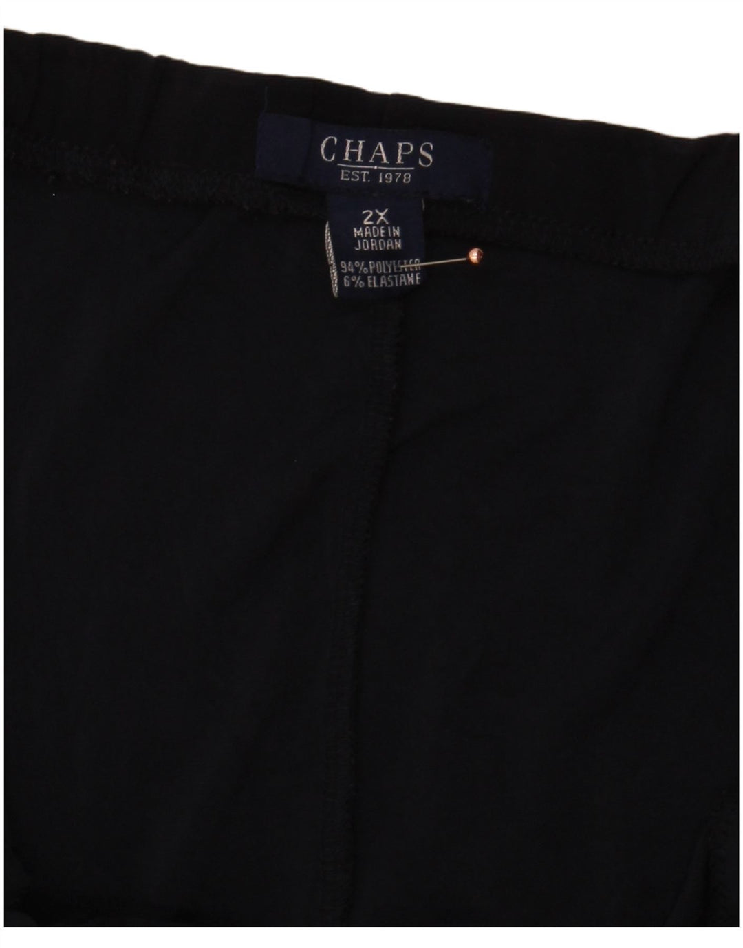 CHAPS Womens A-Line Skirt UK 20 2XL W38  Navy Blue Polyamide