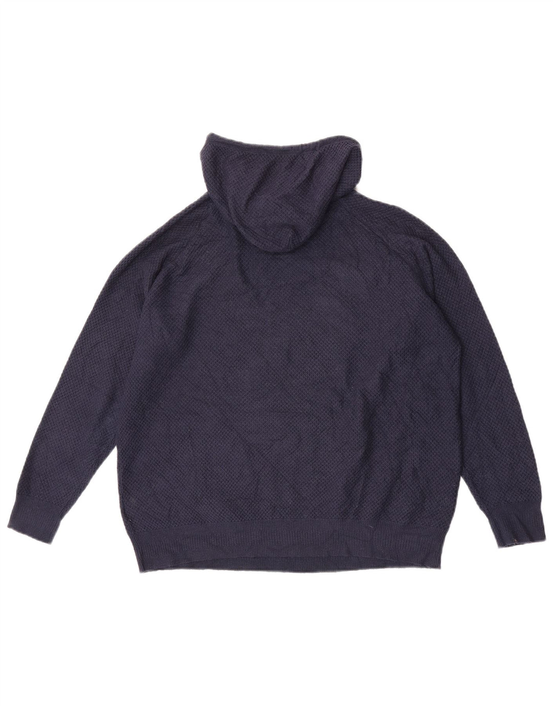 Damski sweter z kapturem Marks & Spencer UK 14, średni granatowy, wiskoza