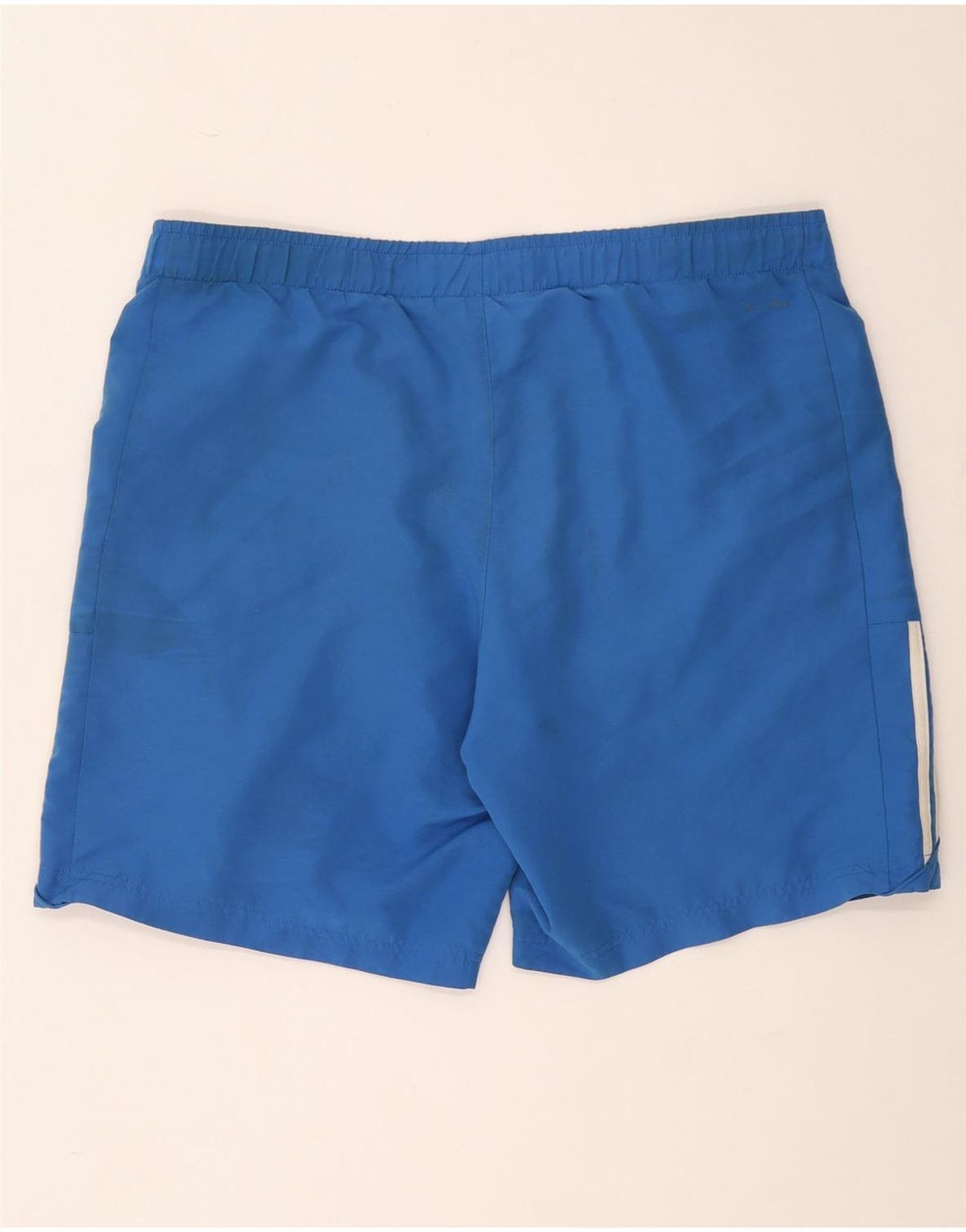 Męskie spodenki sportowe Adidas Climalite, duże, niebieskie, poliestrowe